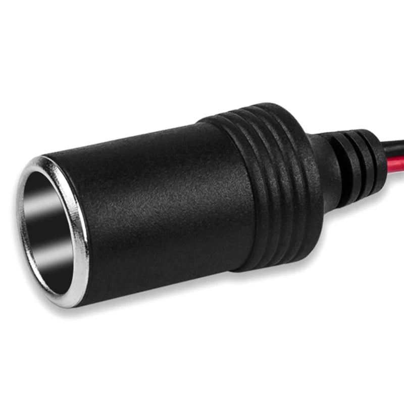New 12V 24V Cigarette Lighter with 30cm Cable Wire Cord Power Supply Socket 15A Male Plug Adapter Auto Connector Outlet Charger