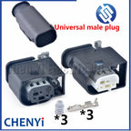 3 Pin Auto connector reverse radar Water temperature sensor Plug 13623745 0-1418474-3 2-1418468-1 A0065402381