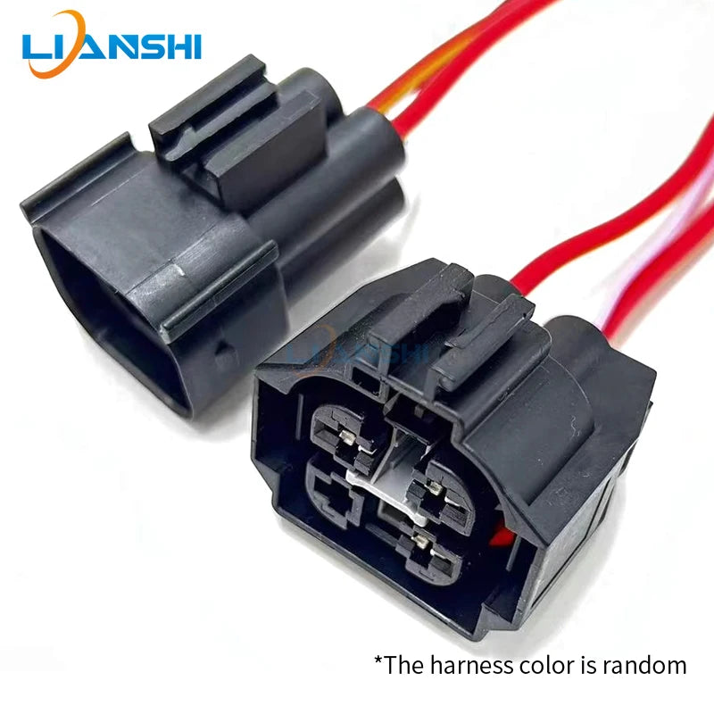 Suitable for BMW electronic fan assembly radiator fan wiring harness plug 3-hole male/female connector modification