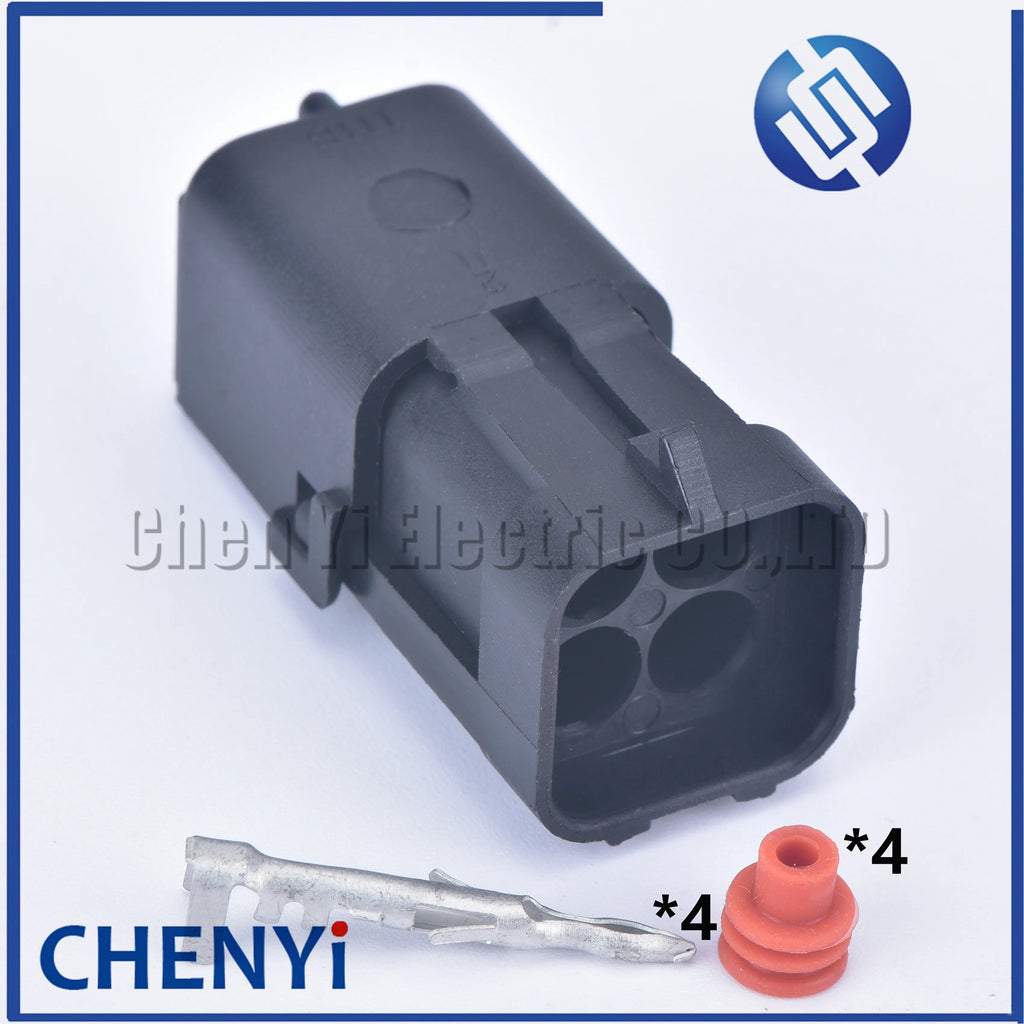 4 pin Seal 2.5 Series Female or Male Connector Plug Housing Electrical Wire Harness Socket 12015798 12015024