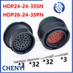 35 Pin auto Waterproof connector HDP24-24-35SN HDP26-24-35PN HDP24-24-35PN HDP26-24-35SN With Pins For Deutsch HDP Series