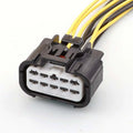 10 Pin 2mm Automotive Headlights Electric Wire Female Docking Waterproof Connector For Roewe Chevrolet 6189-7601 6185-5275