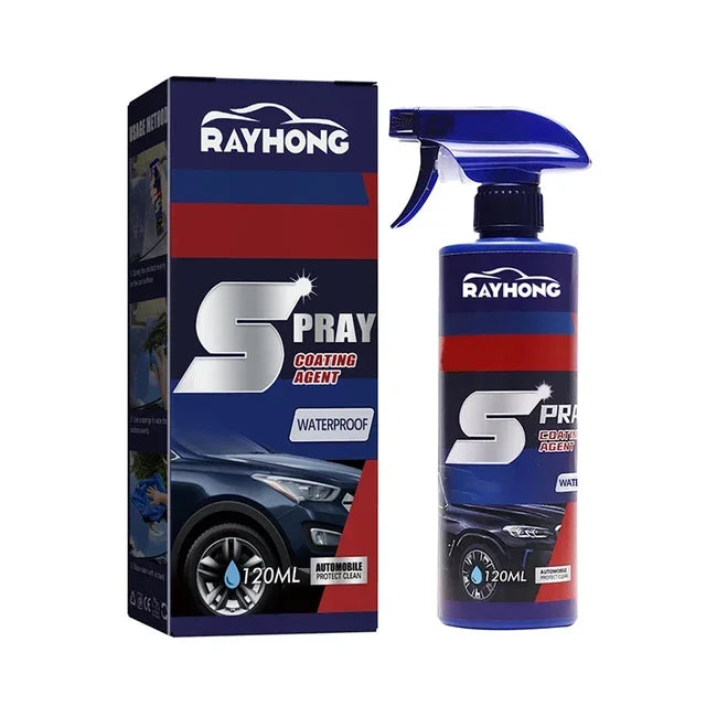 5PC Coating Renewal Agent 3 In 1 Ceramic Car Coating Spray Plastic Parts Refurbish Agent Fast-Acting Spray Waterless Wash amagi