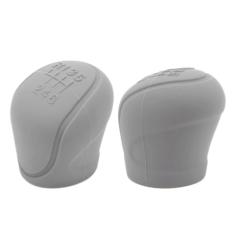 Car Silicone Gear Shift Knob Cover Gear Shift Non-Slip Grip Handle Protective Covers Manual 6-speed Car Interior Accessories