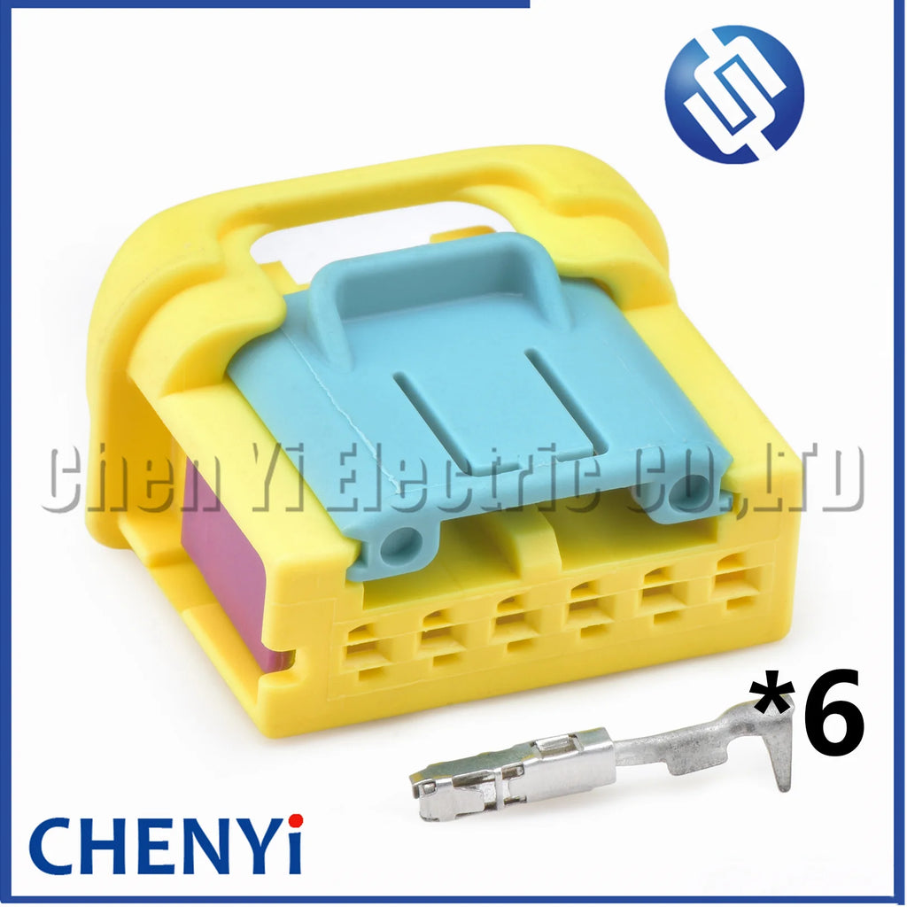 6 Pin Auto sensor connector Headlight taillight circuit board Wire harness plug 7L0 972 776 A 7L0972776 7L0972776A