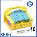 6 Pin Auto sensor connector Headlight taillight circuit board Wire harness plug 7L0 972 776 A 7L0972776 7L0972776A