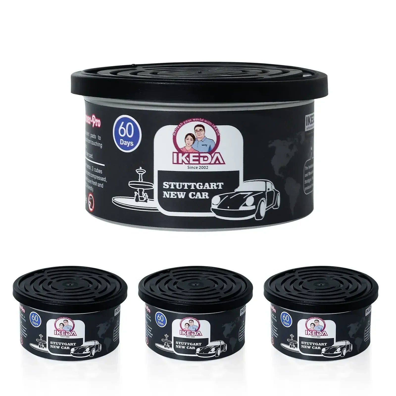 Car Flavoring Perfume Canned Air Fresheners Long-Lasting Auto Aromatherapy Wood Blocks Coffee Flavor Deodorant Supplies Amagi