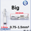 Auto Electrical Wire Loose Pin Brass Crimp Car Terminal For Ecu Connector EDC17 284743-1 284742-1 5-968221-1 5-1241608-1