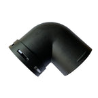 75mm Diesel Air Heater Pipe L-shaped Connector Air Ducting Pipe Elbow Outlet Connector High Temperature Resistant