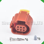 6-Pin Connector Connector Steering booster waste valve socket Throttle Vw sensor