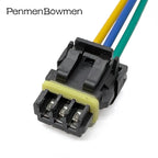 1 Set 3 Pin 0.6mm Auto Mirror Turn Signal Plug Plastic Housing Car Wiring Harness Sheath 52117-0241 52117-0341