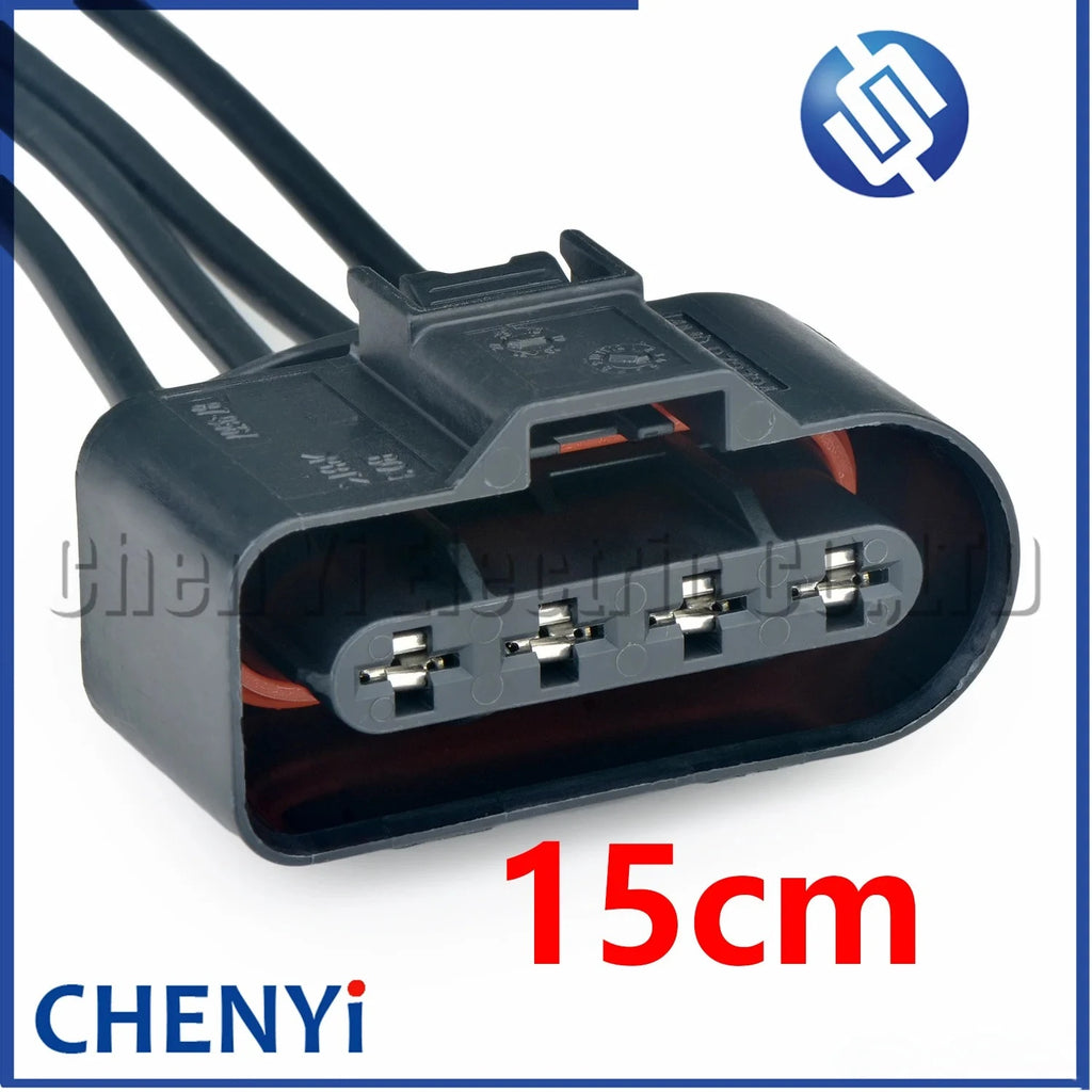4 Pin female Automobile waterproof connector Oil pump assembly harness plug 4M0 973 724 4M0973724
