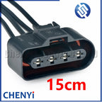 4 Pin female Automobile waterproof connector Oil pump assembly harness plug 4M0 973 724 4M0973724