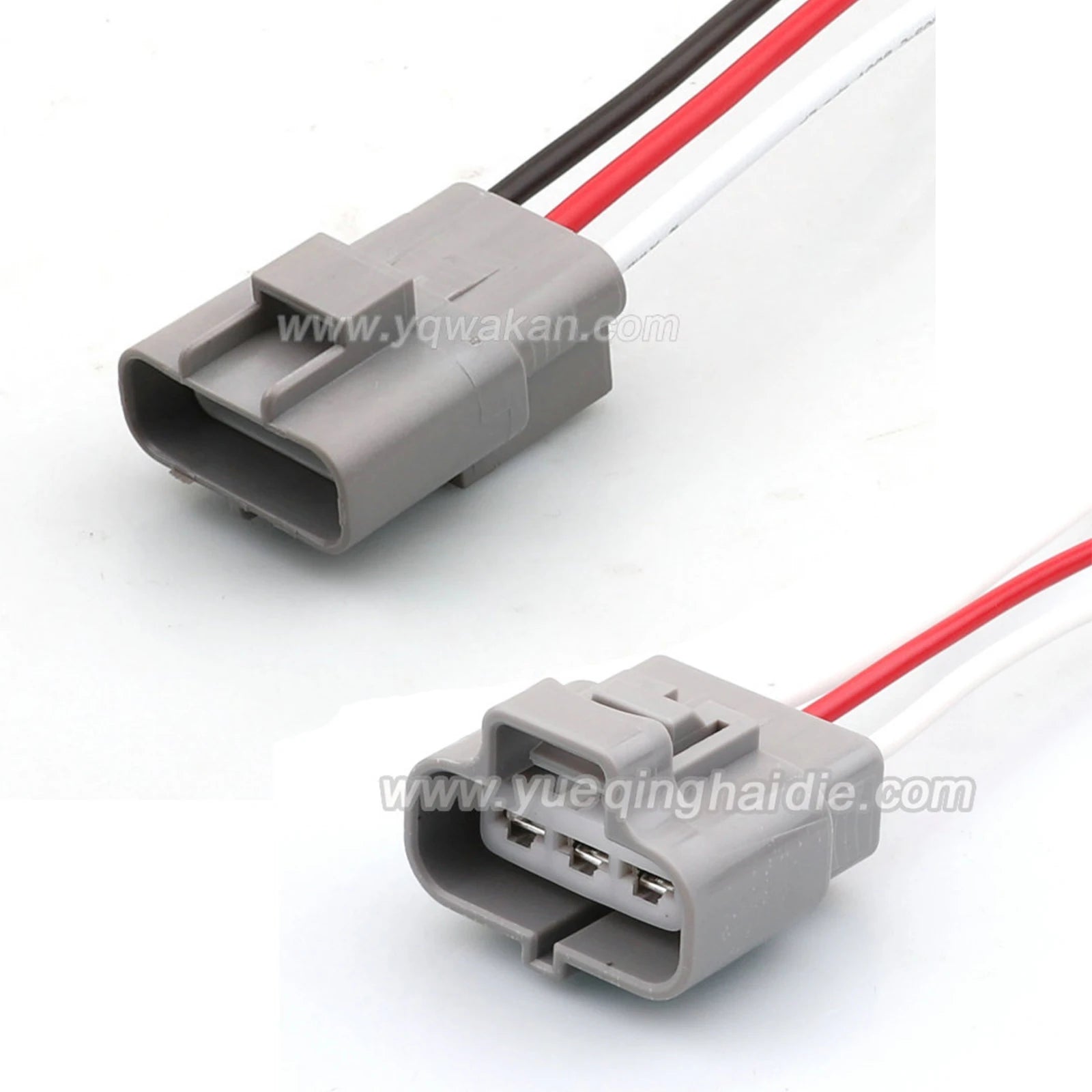 3 PIN Waterproof 4.8 mm Series Male Female Connectors Electric Fan Control  For Toyota Carola Corolla Camry 6188-0129 6189-0165