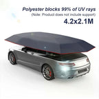 Super Large Car Sunshade Umbrella Fully Automatic Folding Roof Summer Sunscreen Shed Remote Control Portable Canopy Cover Amagi