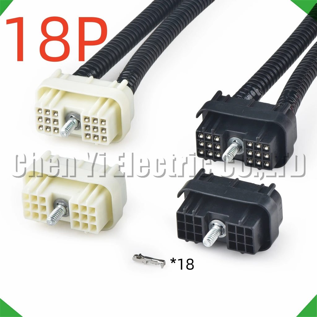 18-pin auto connector automotive connectors gearbox harness 15492546 15492547 allison