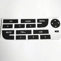 Car Front Radio Button Repair CD Decals Stickers Replacement For Fiat Grand Punto Car Radio Audio Button Repair Decals Stickers