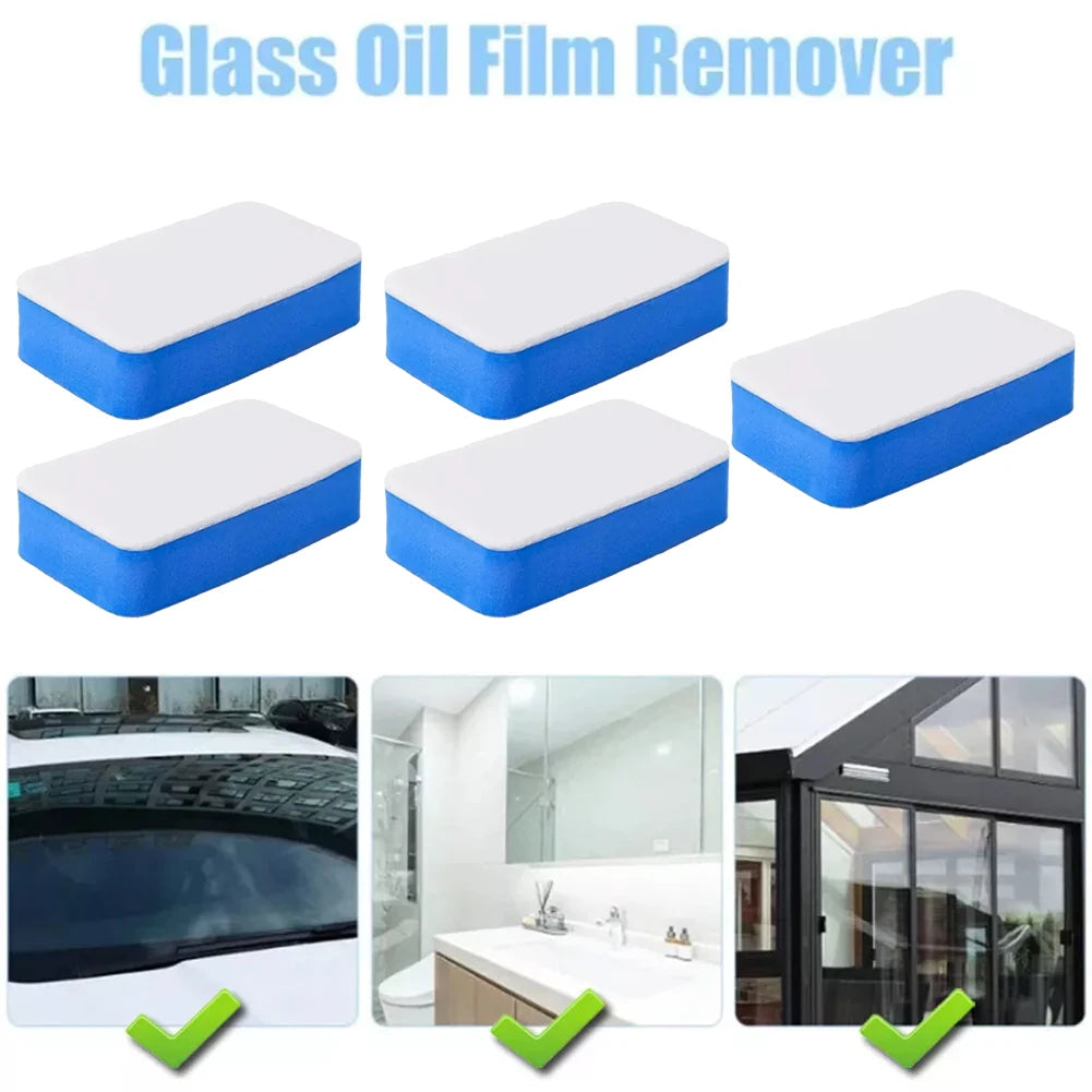 Car Glass Oil Film  Cleaning Sponge  Wiper Windshield  Wool Felt Polishing Felt Brush Dusty  Removal  Tools Accessories