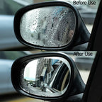 2pcs Rearview Mirror Rainproof Clear Film Sticker Protective for Car Motorcycle Bicycle Bike View Mirror AntiFog Waterproof Film