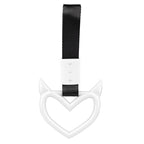 Colorful Car Tow Strap Tsurikawa Ring Heart JDM Train Bus Handle Hand Strap Styling Drift Charm Strap Auto Accessories