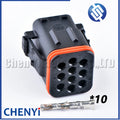 10 Pin Male or Female Waterproof Automobile Connector Electronic Plug 132010-001 132010-000 With Pins