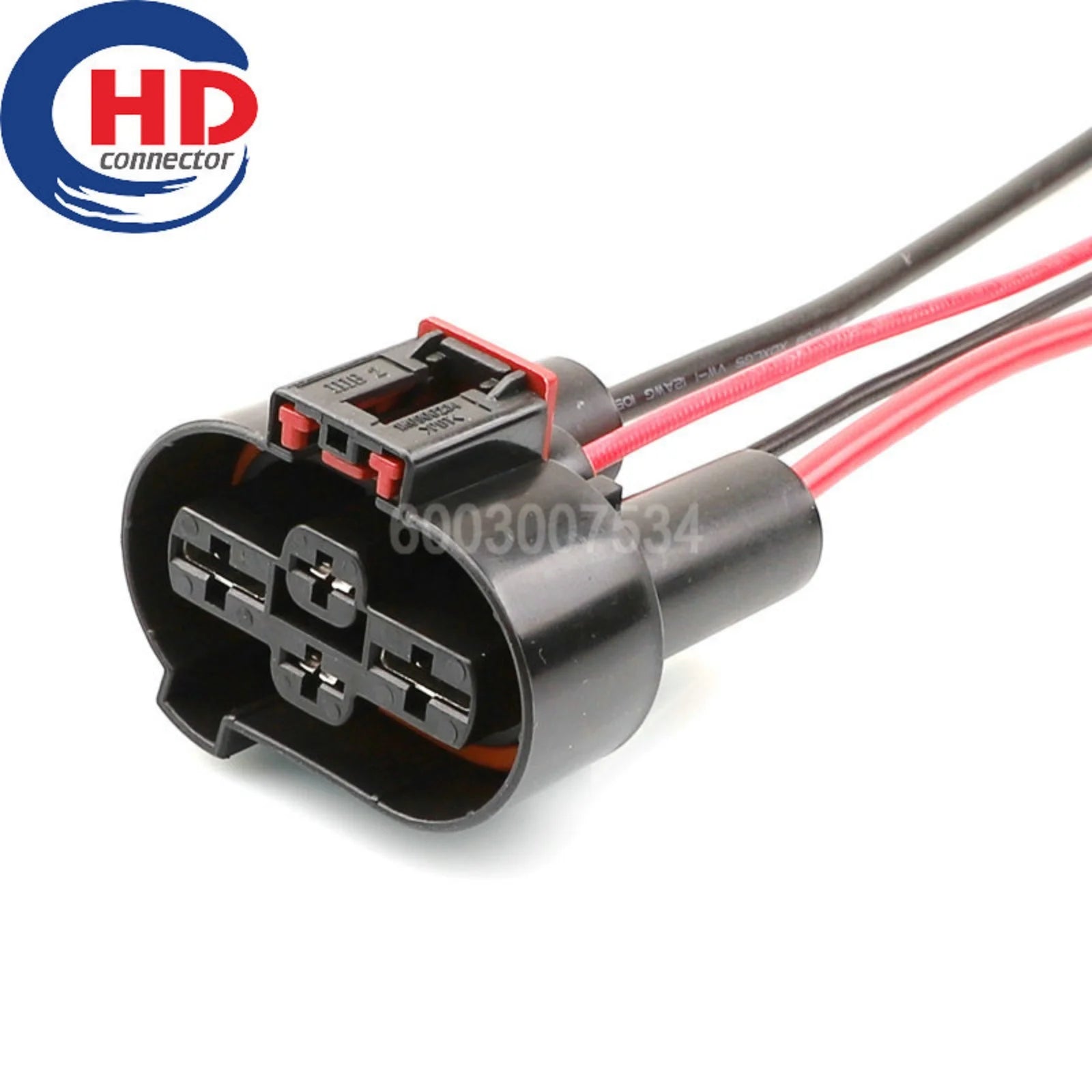 4 Pin 1K0906234 Automotive Car Electronic Fan Plug Waterproof Female Socket For VW Polo Golf Audi 1K0 906 234