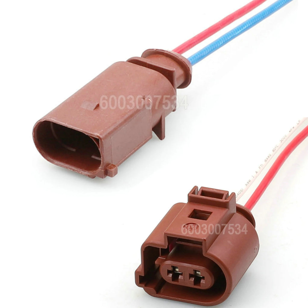 2 Pin/Way Solenoid Valve Exhaust Turbocharger Plug Connector Wire Harness Cable 1717692-2 For VW PASSAT CC