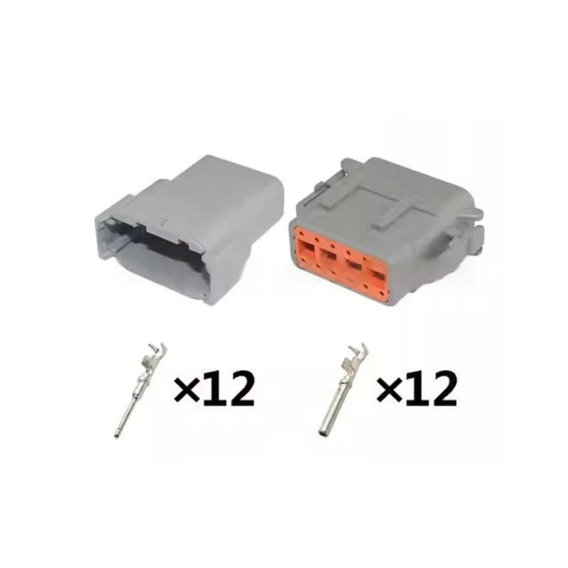 DTM06-12SA/DTM04-12PA is suitable for automotive wiring harness plugs with ends DJ71210Y-1-11/21