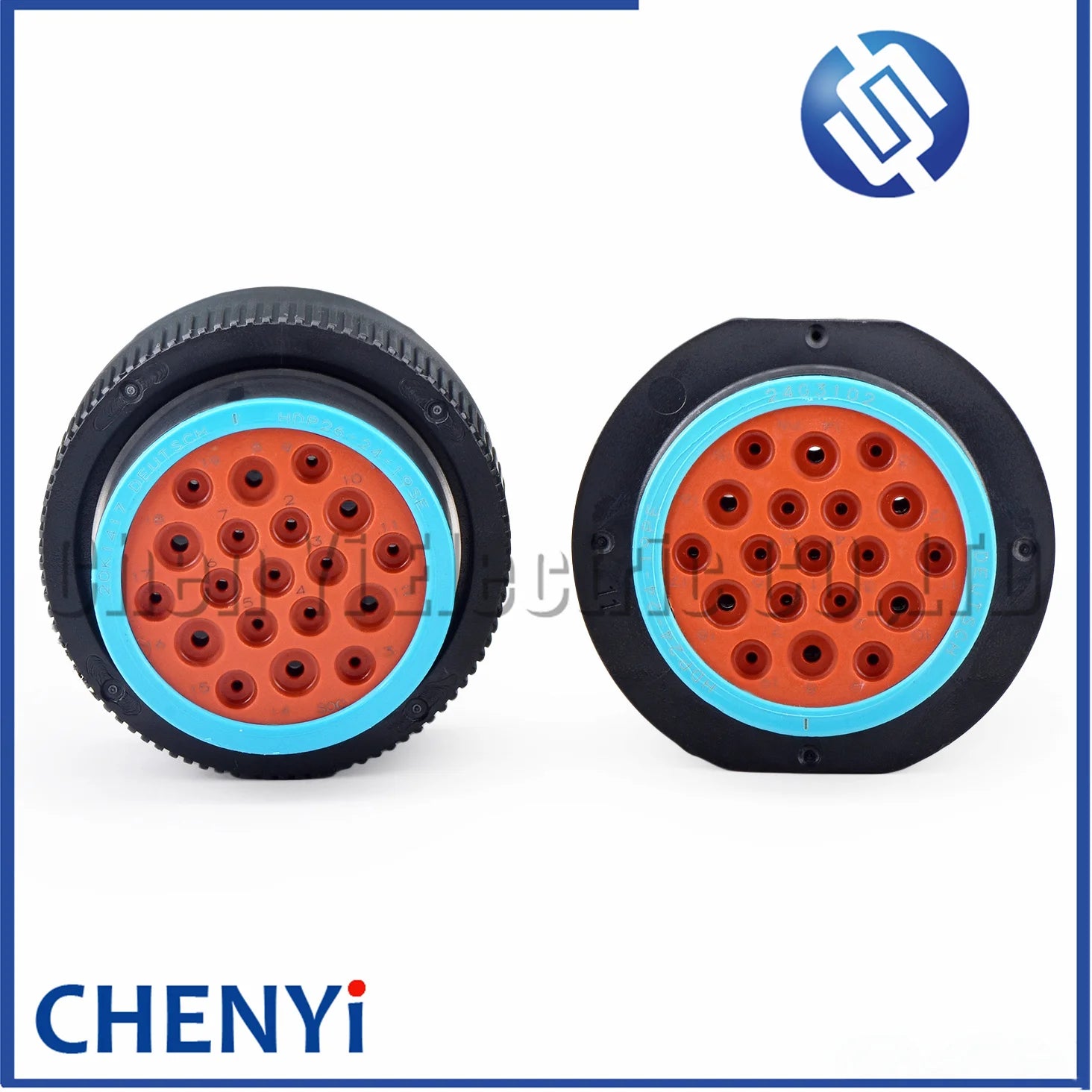 19 Pin automotive waterproof connector For Deutsch Original HDP series Wire harness plug HDP26-24-19SE HDP24-24-19PE With Pins