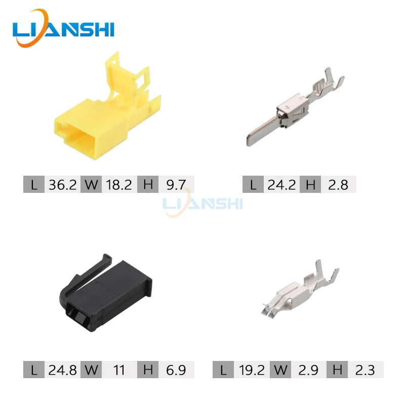 191906231A 1H0906712 is suitable for 2p wiring harness plug-in fitting terminal DJ70210-2.8-11/21