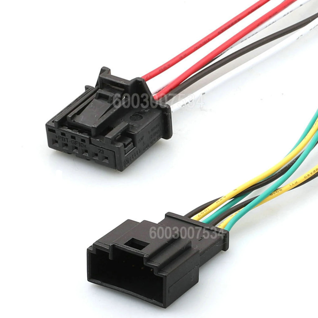 6 Pin Connector Unsealed 0.6mm Series Male Female Connectors Cable Plug Motorcycle Electrical Harnesses 6Q0972716 1355082-1