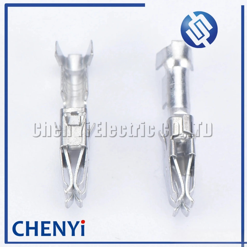 50 pcs 6.3mm series automotive car splices wire terminal 926965-1 Non-insulated female Crimp terminals DJ6218B-E6.3B