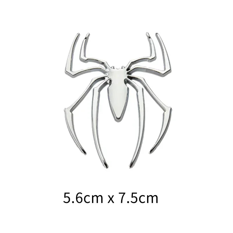 Car Universal 3D Metal Three-dimensional Car Stickers Spider Auto Emblem Decal Car Styling Decoration Auto Exterior Amagi