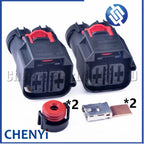 2 Pin Auto waterproof connector Car steering gear Wire harness Plug 2291383-1 2343342-1 2343342-2 2343344-2 2291389-1 2343344-1