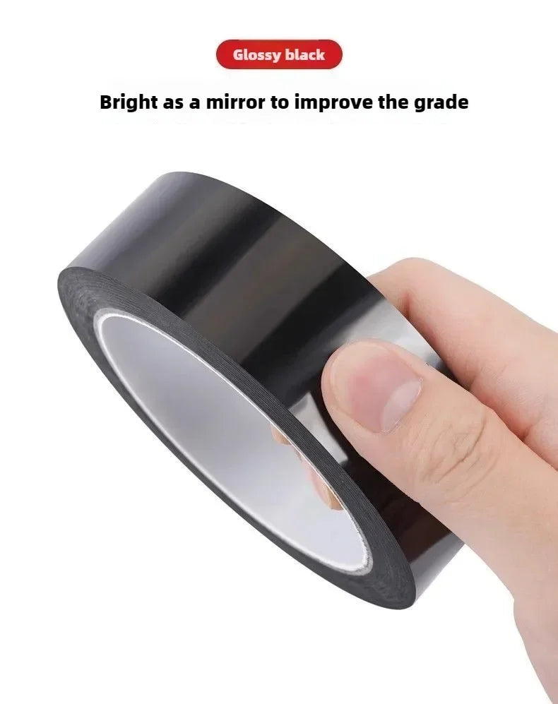 PVC Car Edge Protector Sticker Universal Fit for Automotive Window Trim and Side Molding DIY Bodywork Decoration Black Line Tape