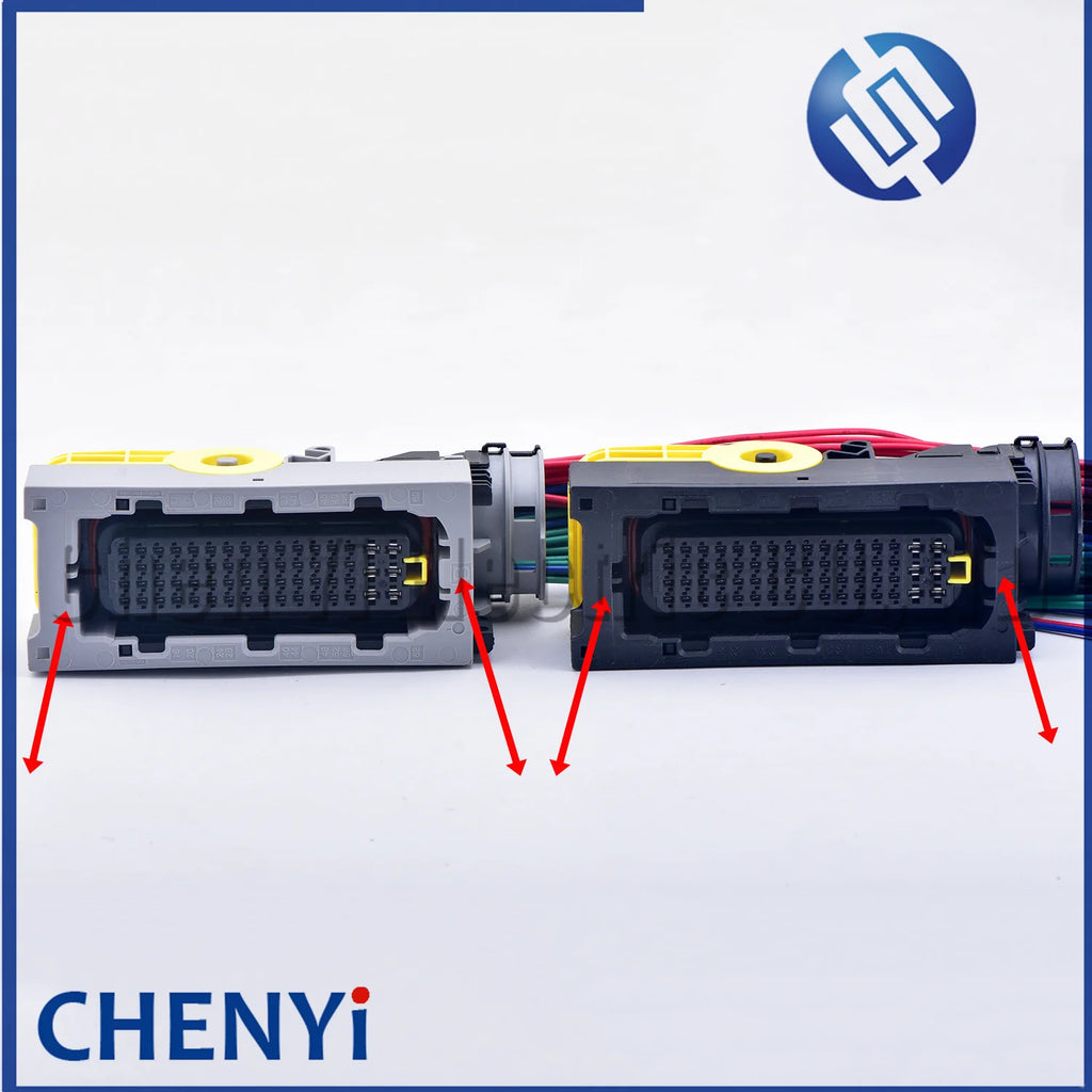 62 Pin Automotive Waterproof 30cm Wire Harness connector ECU DCU Computer board Plug 1-1418883-1 2-1418883-1 For Volvo CUMMINS