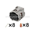 8 Pin Connector Waterproof 0.6mm Male Female Connector Reversing Radar Wiring Harness Housing Cable Plug 6189-1240 6188-0779