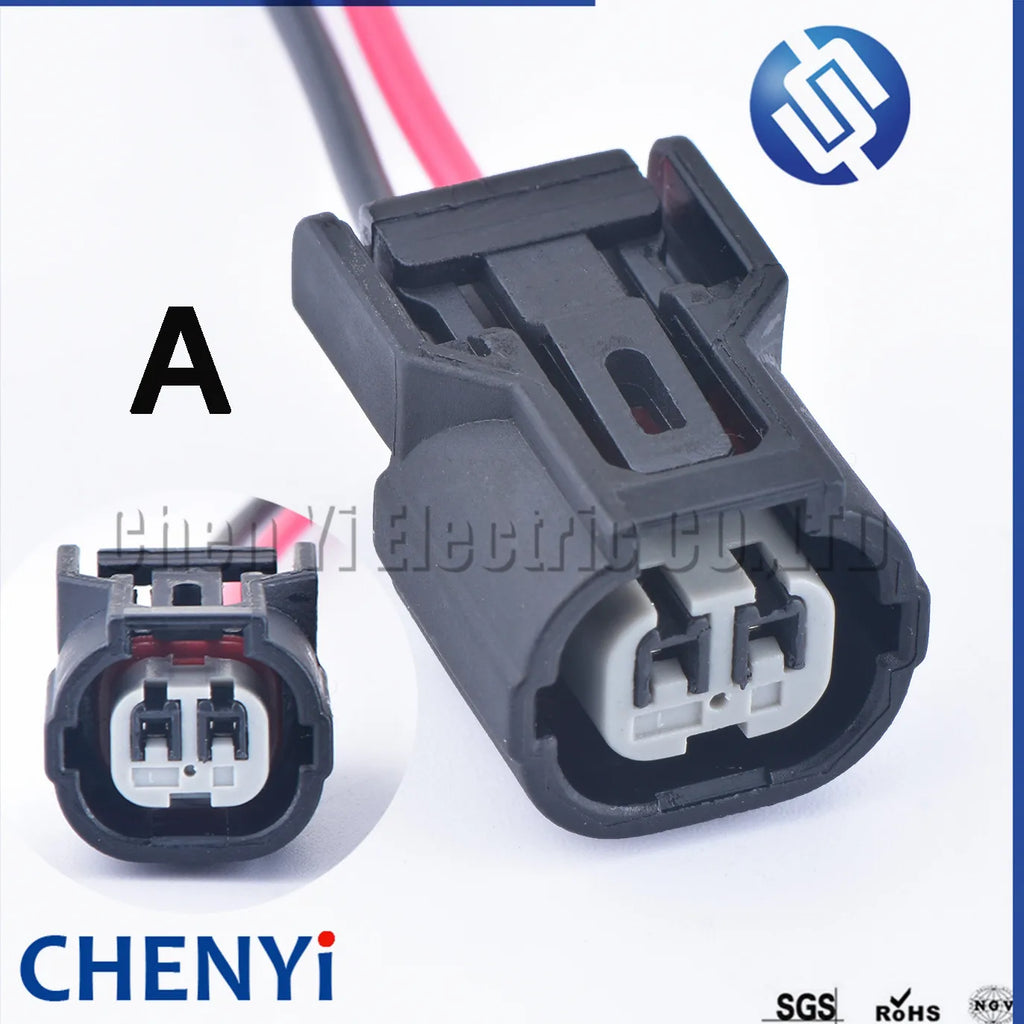 2 Pin Air Intake Temperature Sensor  ignition coil plug ABS sensor Connector 6189-0891 6189-0890 6189-7036 for Honda Accord CRV