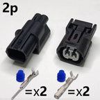 Automotive waterproof connector, two-hole wiring harness connector, 4p turn signal sensor plug, 6-core headlight LED driver plug