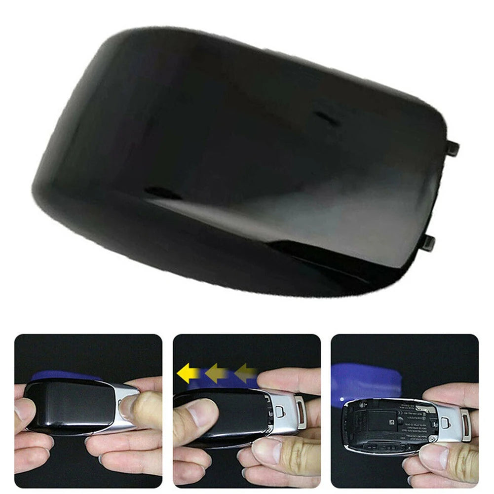 Car Key Back Cover Glossy Black Smart Key Case Cover Rear Cover For Mercedes For Benz C E S Class GLE Car Key Retrofit Shell