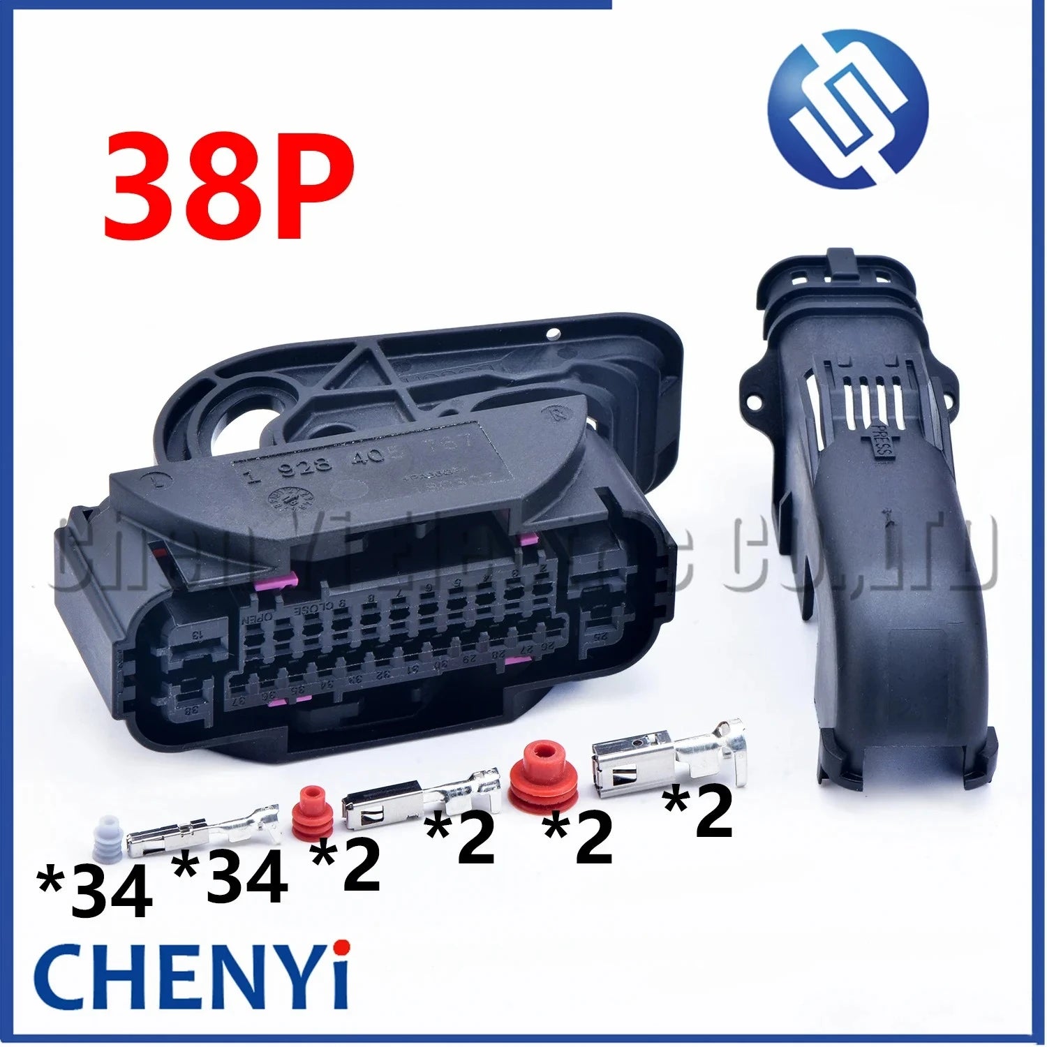 38 Pin Automobile waterproof connector ABS pump plug 1928405767 1 928 405 767 With lid For Nissan Honda Great Wall Haval