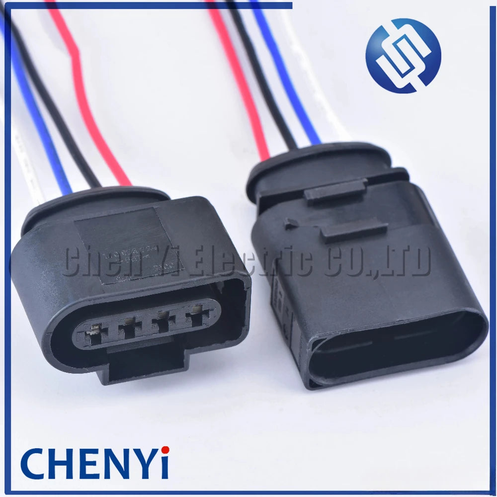 4 Pin 3.5 Waterproof connector 4B0973724 Ignition coil Extension adapter electrical wire plug 1J0973724 With harness 1J0 973 724