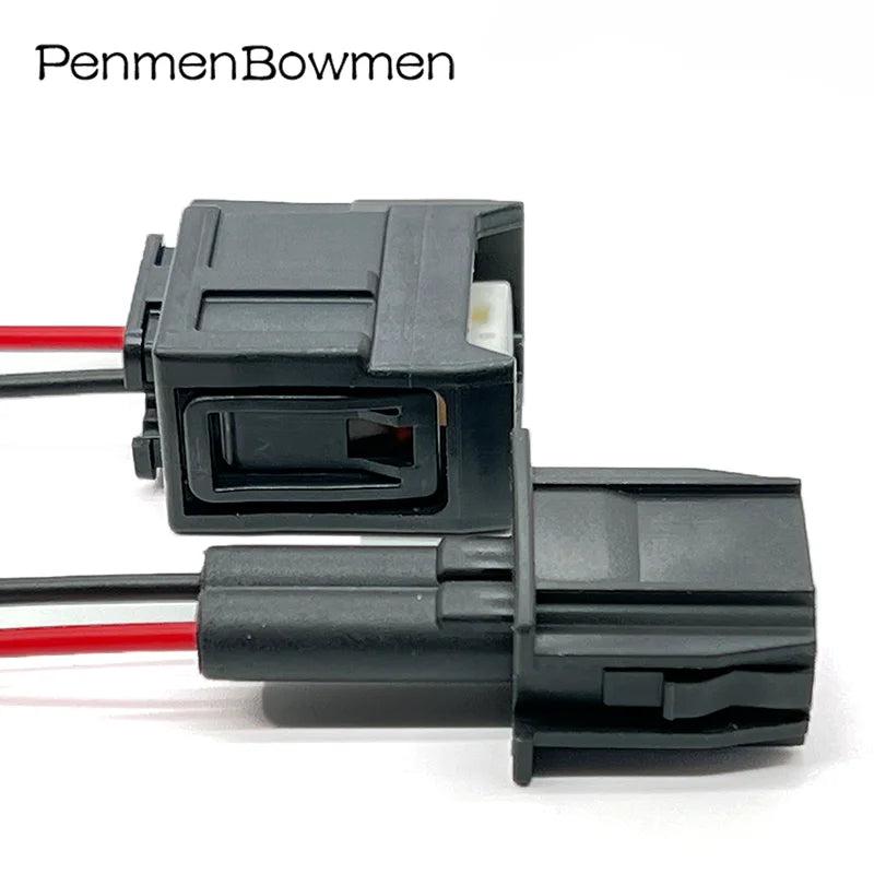 1 Set 2 Pin Auto Diesel Fuel Injector Plug Waterproof Fuel Pump Electronic Connector Cable for 7287-1495-30 90980-12747