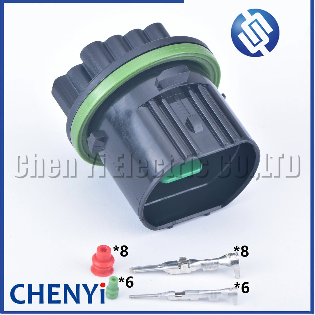 14 Pin Auto Headlight Waterproof Connector Car Lamp Light Wire Harness Plug GL301-14021 GL291-14021 For Hyundai Elantra  Kia K3