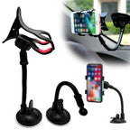 Car Phone Holder Universal Windshield Dashboard 360° Rotation Cellphone Mount Lazy Bracket Flexible Navigation Stand Amagi