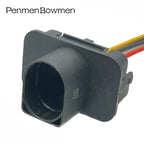1 Set 4 Pin Auto 3.5mm Light Lamp Electrical Cable Connectors Female Male Wire Harness Plug For 1H0973734
