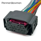 1 Set 12 Pin Car Lane Assist LCA Steering Reversing Radar Electrical Cable Connectors Wire Harness Plug 1534151-1 1534152-1