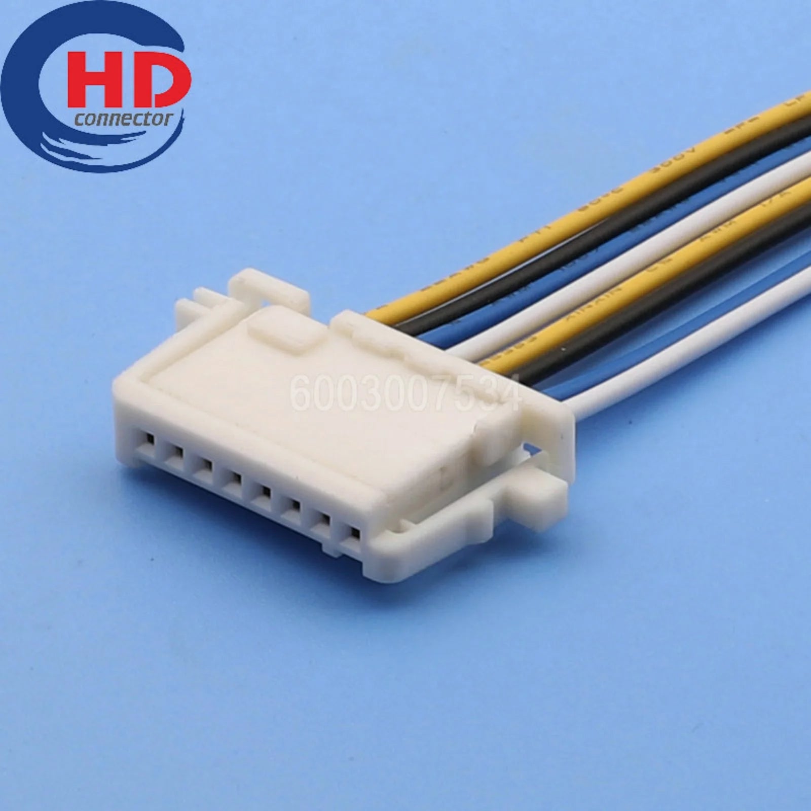 8 Pin Connector Unsealed 0.6mm Series Male Female Connector Cable Plug Motorcycle Electrical Harnesses 1743282-1