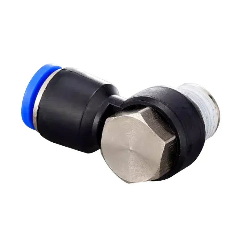 10/50/200PCS Pneumatic Straight Connector BSPT Thread, External Hex Air Hose Fitting 1/8 1/4 3/8 1/2 Inch for Air Compressor