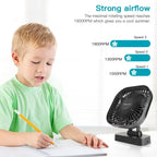 AD-Desktop Mini Rechargeable USB Fan With Timer Foldable 3 Speed 7 Leaf Portable Quiet Fan For Office Outdoor Camping Amagi